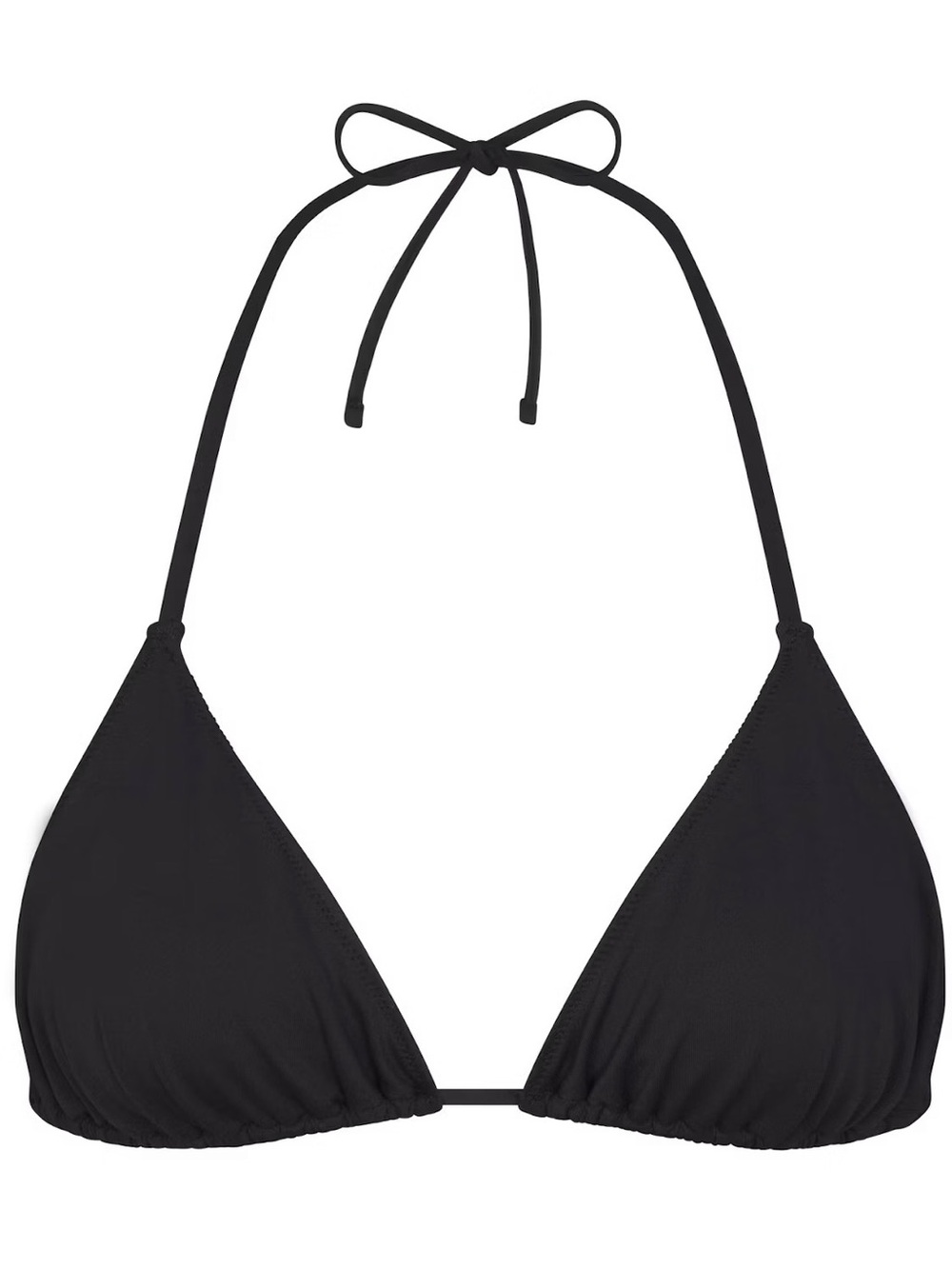NWT Skims swim black triangle bikini top in size M